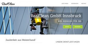 Realclean | Reinigung | Webdesign